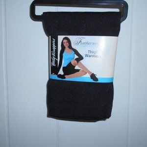 Black Thigh Warmer Shorts Adult  S/M or M/L  New